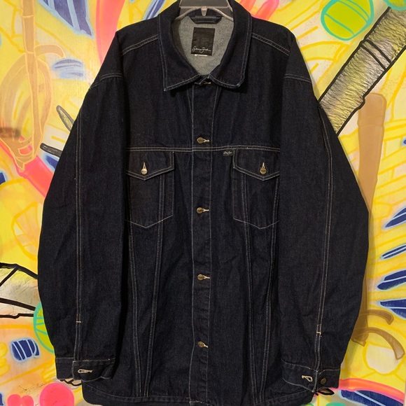 Sean Jean Denim Jean Jacket Sz 3xl 